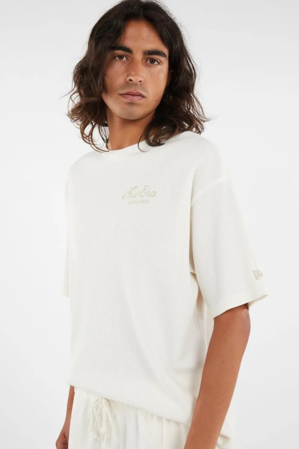 NE WAFFLE OS TEE NEWERA - T-shirt | Beige