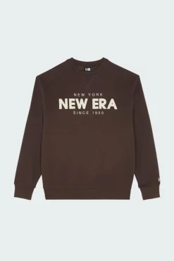 NE WORDMARK CREW - Sweatshirt | Marron