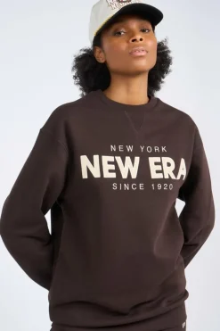 NE WORDMARK CREW - Sweatshirt | Marron