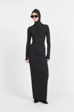 nefeli trapped dress - Robe | Noir