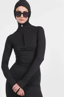 nefeli trapped dress - Robe | Noir