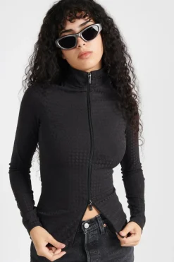 nefeli trapped top - Top | Noir