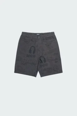 NERM DOODLE TWILL - Short | Marron
