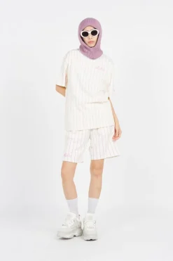 NEW ERA PINSTRIP - Short | Blanc