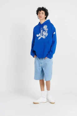 NIKE CLUB - Hoodie | Bleu