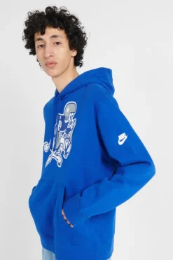 NIKE CLUB - Hoodie | Bleu
