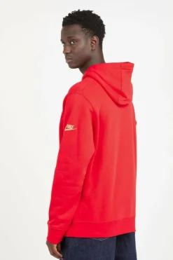 NIKE CLUB - Hoodie | Rouge