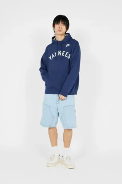NIKE CLUB FLEECE NEW YORK YANKEE - Hoodie | Bleu