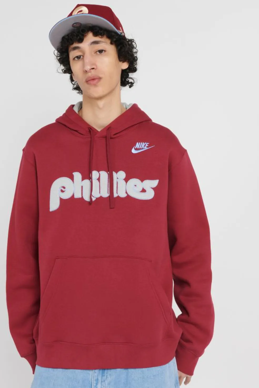 NIKE CLUB FLEECE PHILADELPHIA - Hoodie | Rouge