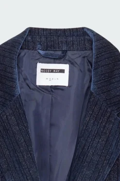 NMAIDA LS GLITTER BLAZER - Blazer | Bleu