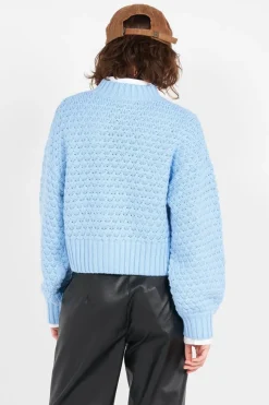 NMBILLY L/S O-NECK KNIT BLCK FRI FWD - Pull | Bleu