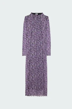 NMCARRIE L/S HIGH NECK ANKLE DRESS FWD - Robe | Violet