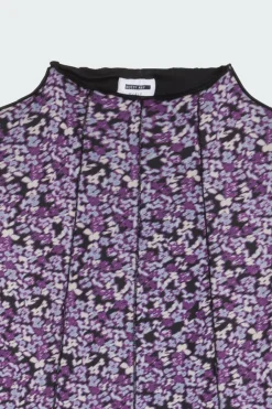 NMCARRIE L/S HIGH NECK ANKLE DRESS FWD - Robe | Violet