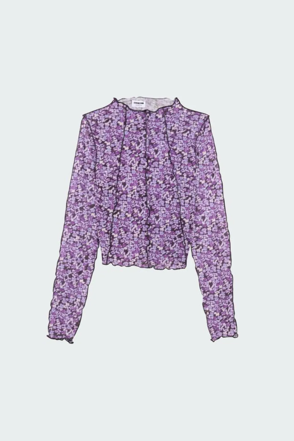 NMCARRIE L/S HIGH NECK TOP FWD - Top | Violet