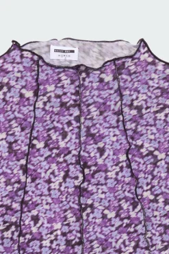 NMCARRIE L/S HIGH NECK TOP FWD - Top | Violet