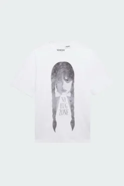 NMCURLY TSHIRT S/S LAB - T-shirt | Blanc
