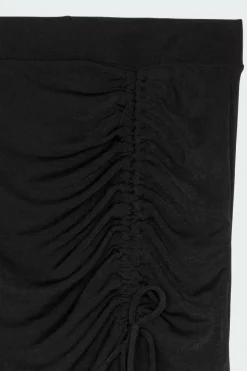 NMJORDAN HW ROUCHED SKIRT LAB - Jupe | Noir
