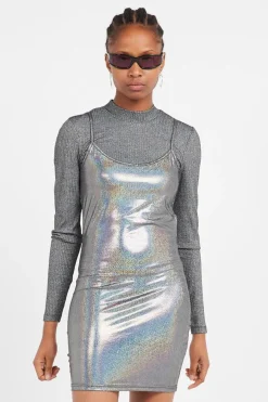 NMKINSLEY SINGLET MINI DRESS - Robe | Gris