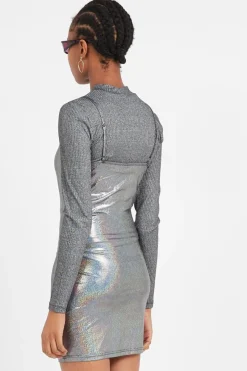 NMKINSLEY SINGLET MINI DRESS - Robe | Gris