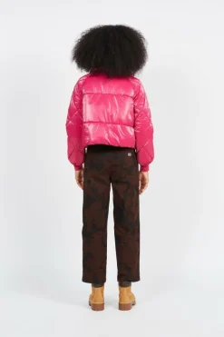 NMKIT L/S SHINY PUFFER - doudoune | Rose