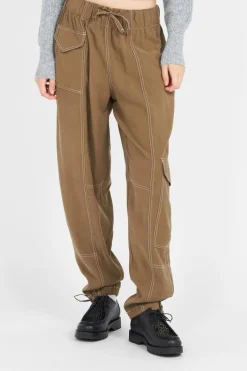 NMMILLE COLORED CARGO PANT LAB - Pantalon | Marron