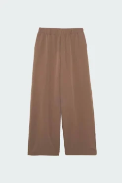NMROY HW WIDE LEG PANTS WVN LAB - Pantalon | Marron