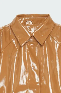 NMSKY L/S SHORT VINYL COAT NOOS - Veste | Marron