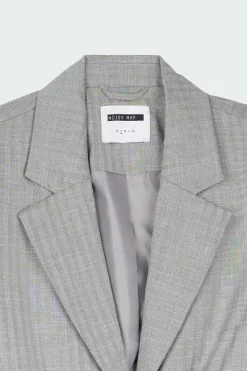 NMXAVIER L/S CROP BLAZER WVN LAB - Veste | Gris