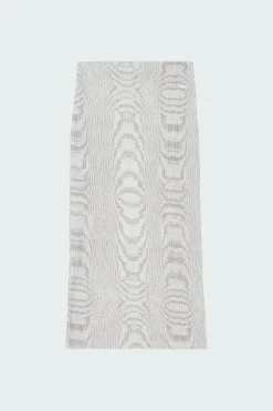 NOISE MIDI SKIRT - Jupe | Blanc