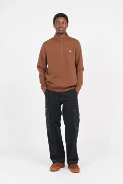 OAKPORT QUARTER ZIP - Sweatshirt | Marron