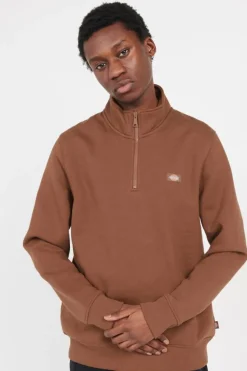 OAKPORT QUARTER ZIP - Sweatshirt | Marron