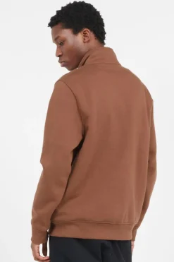 OAKPORT QUARTER ZIP - Sweatshirt | Marron