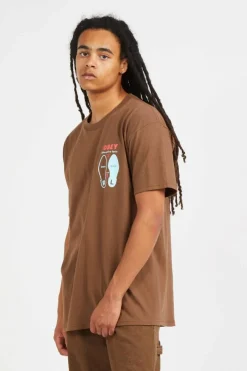 OBEY ALTERNATIVE FACTS - T-shirt | Marron