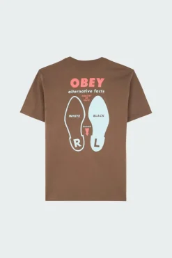 OBEY ALTERNATIVE FACTS - T-shirt | Marron