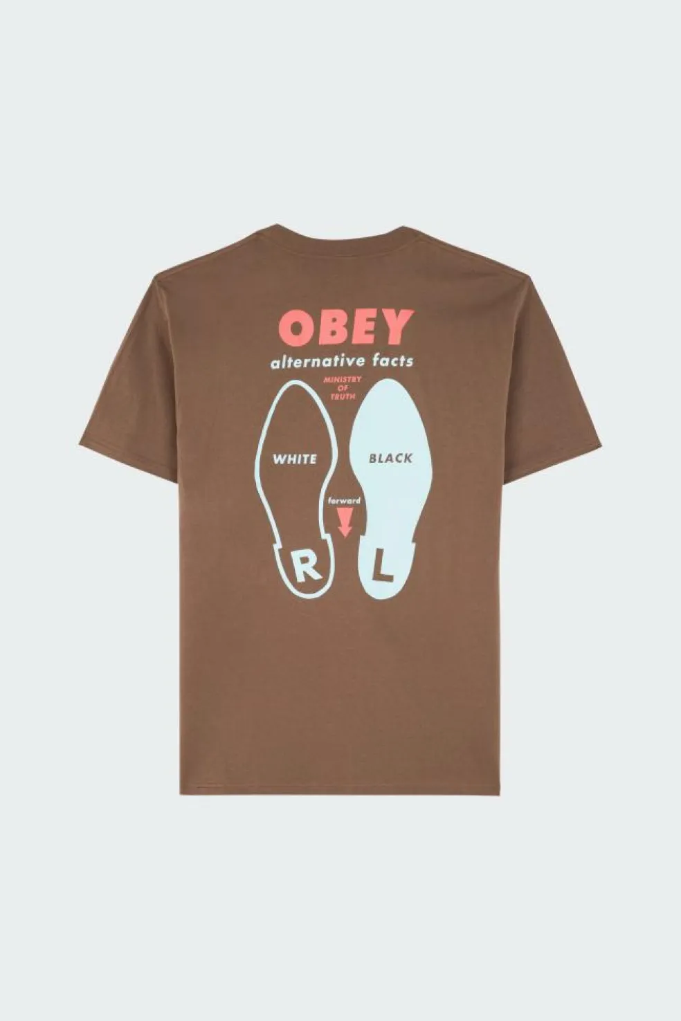 OBEY ALTERNATIVE FACTS - T-shirt | Marron