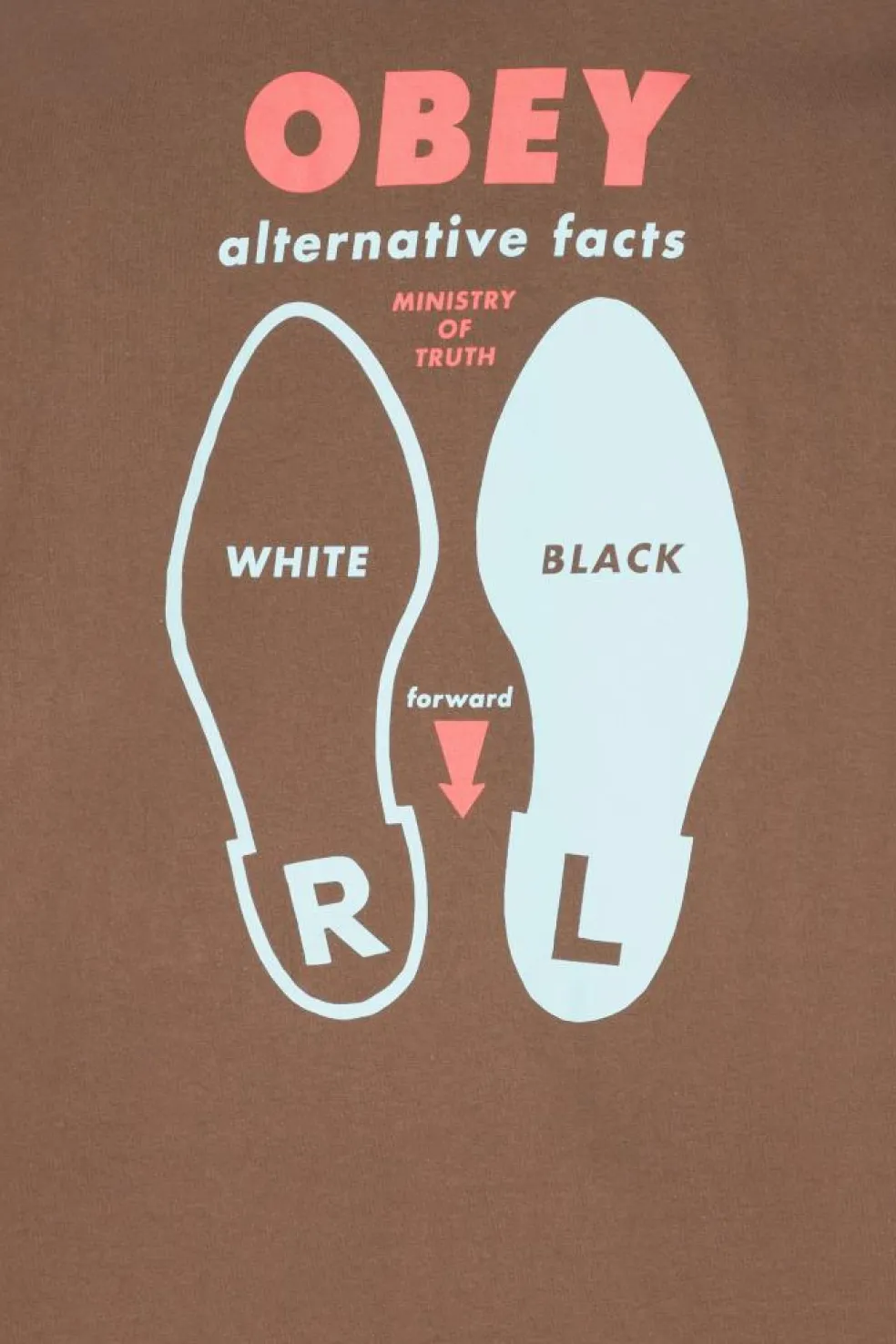 OBEY ALTERNATIVE FACTS - T-shirt | Marron