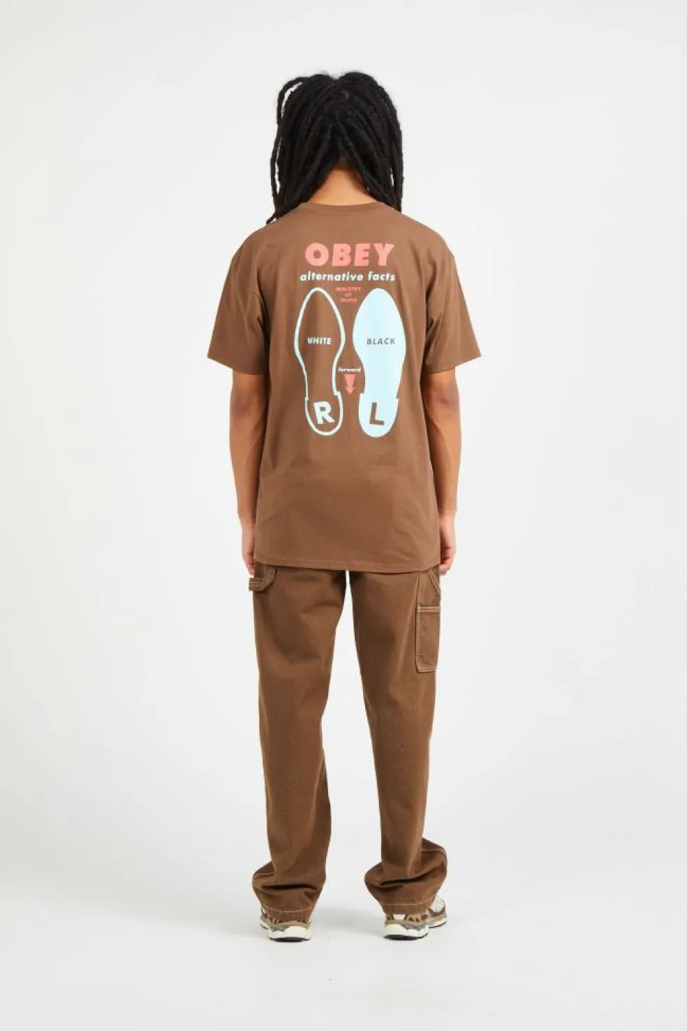 OBEY ALTERNATIVE FACTS - T-shirt | Marron