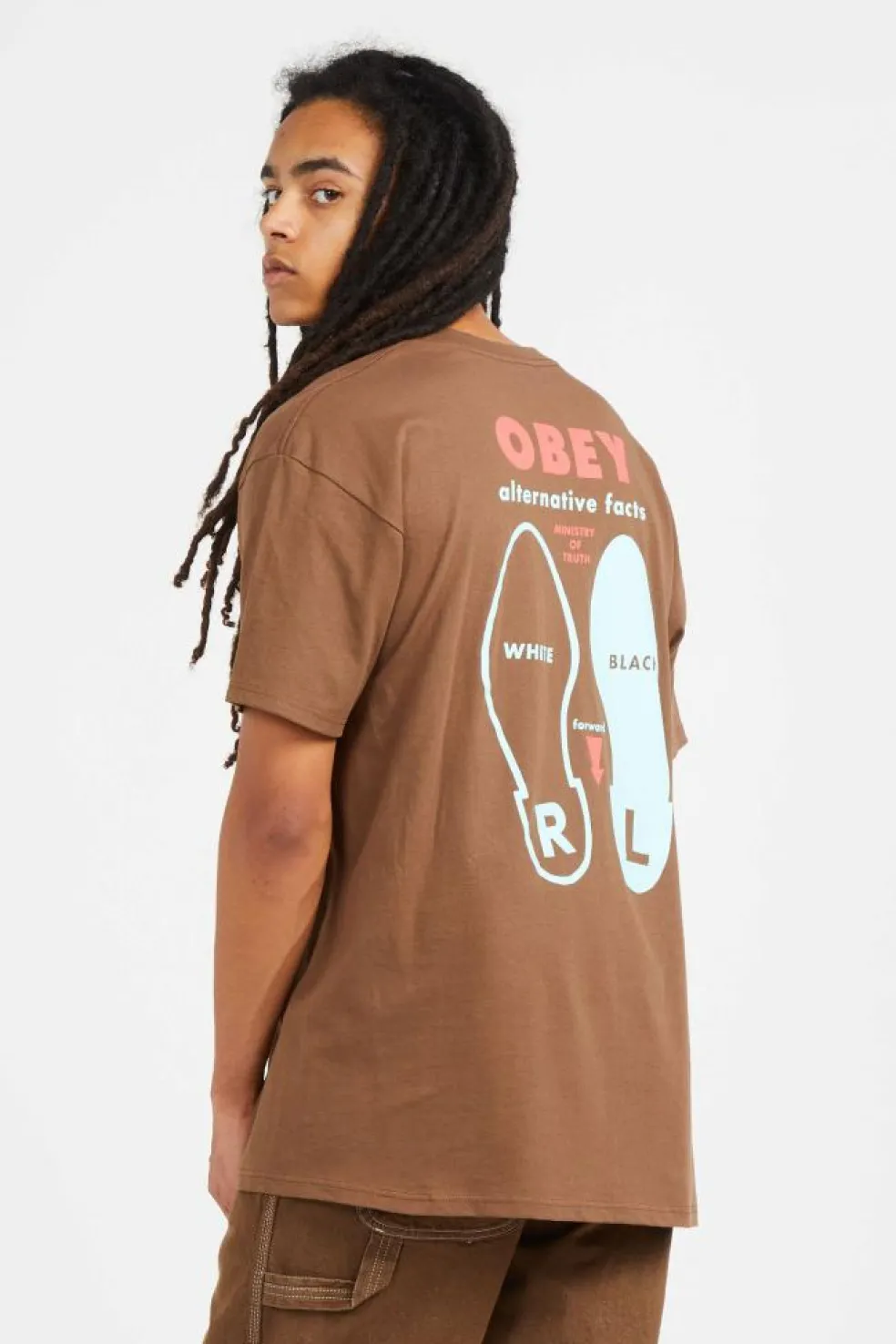 OBEY ALTERNATIVE FACTS - T-shirt | Marron