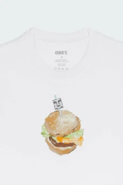 OBEY BURGER - T-shirt | Blanc