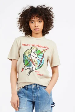 OBEY CHERUB EASY TARGET - T-shirt | Multicolore
