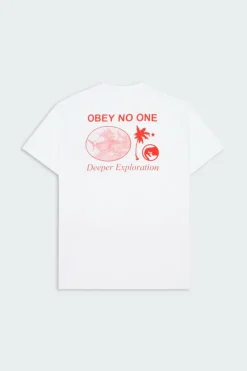 OBEY DEEPER EXPLORATION - T-shirt | Blanc