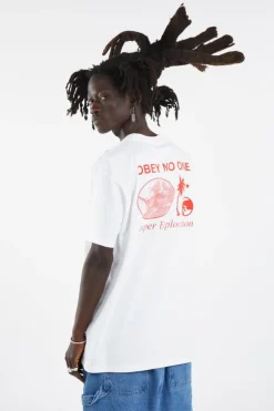 OBEY DEEPER EXPLORATION - T-shirt | Blanc