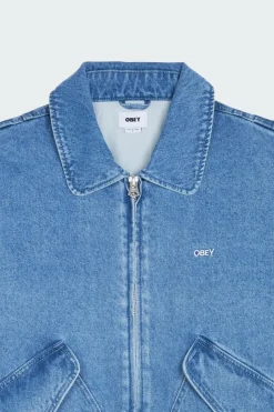 OBEY DENIM CWU K - Veste | Bleu
