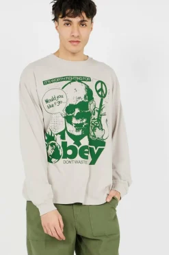 OBEY DON'T WASTE IT - T-shirt | Gris