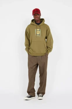 OBEY DOUBLE EXCLAMATION - Hoodie | Vert