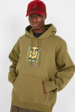OBEY DOUBLE EXCLAMATION - Hoodie | Vert