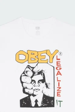 OBEY LEGALIZE IT - T-shirt | Blanc