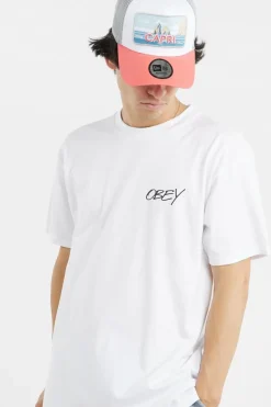 OBEY POPPIES - T-shirt | Blanc