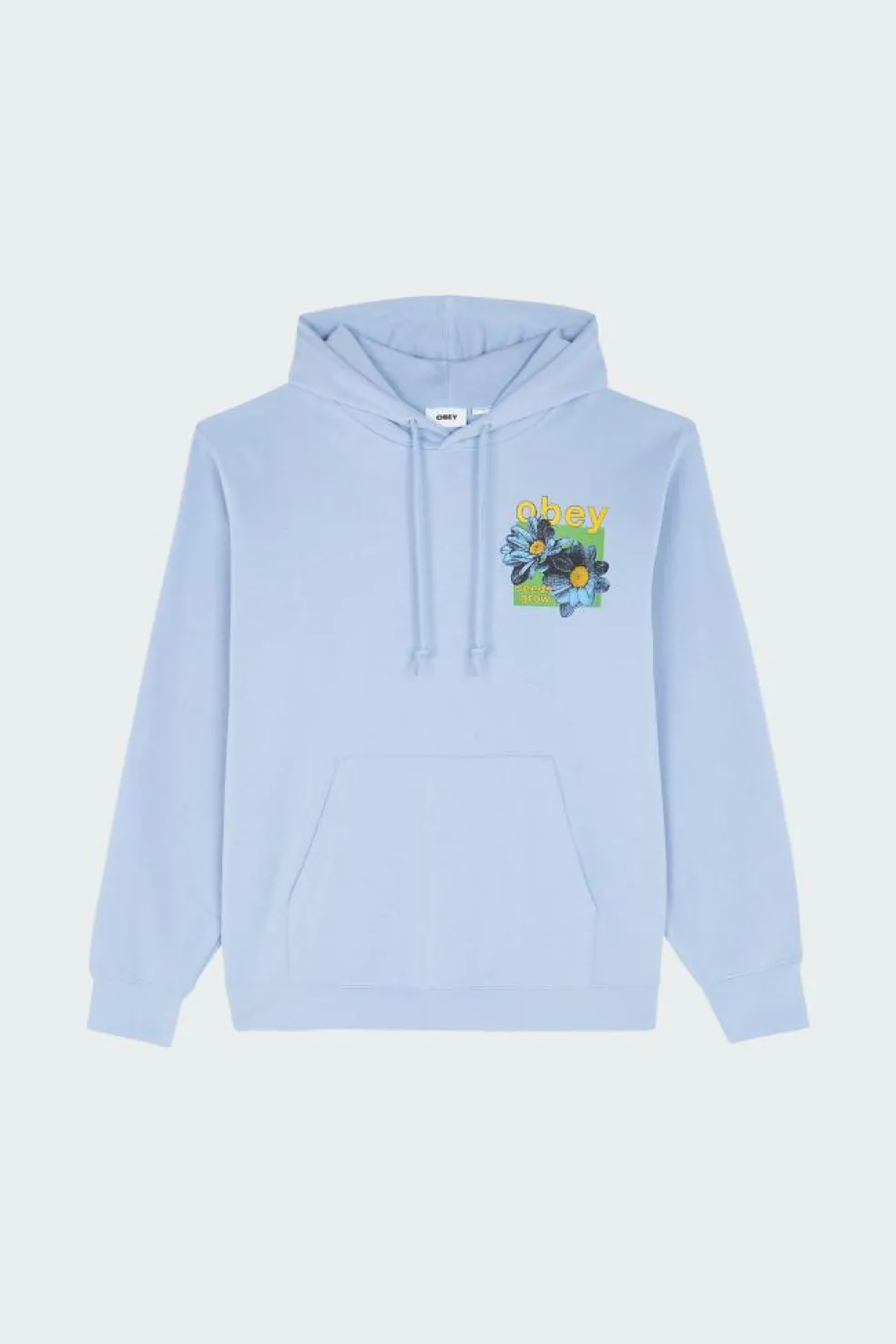 OBEY SEEDS GROW - Hoodie | Bleu