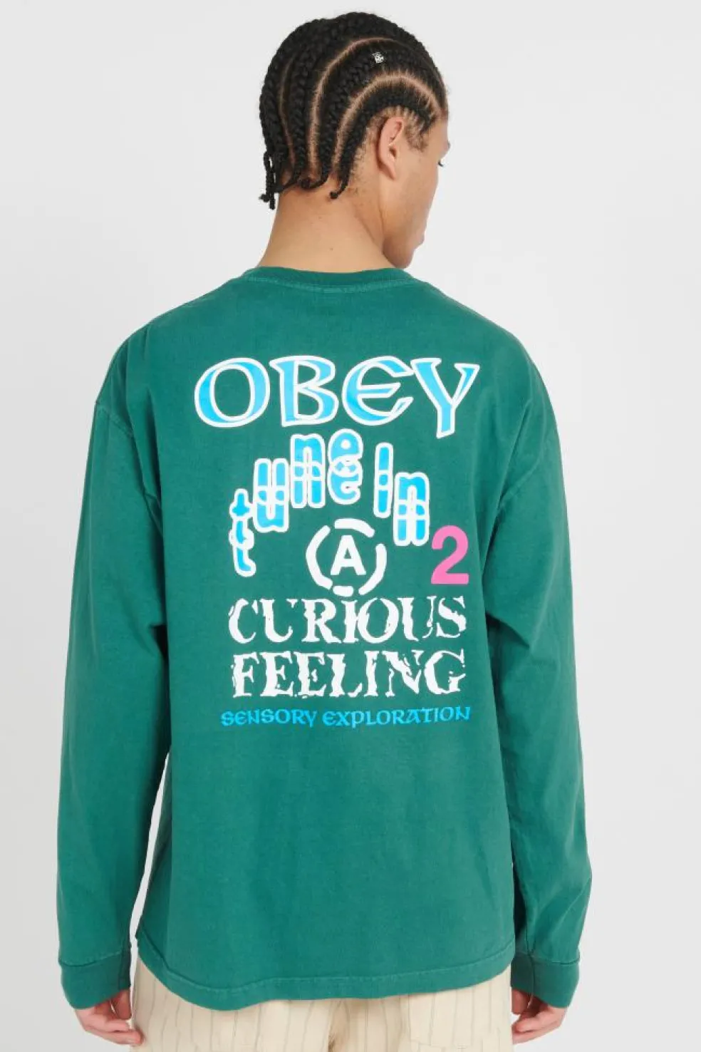 OBEY SENSORY EXP - T-shirt | Vert